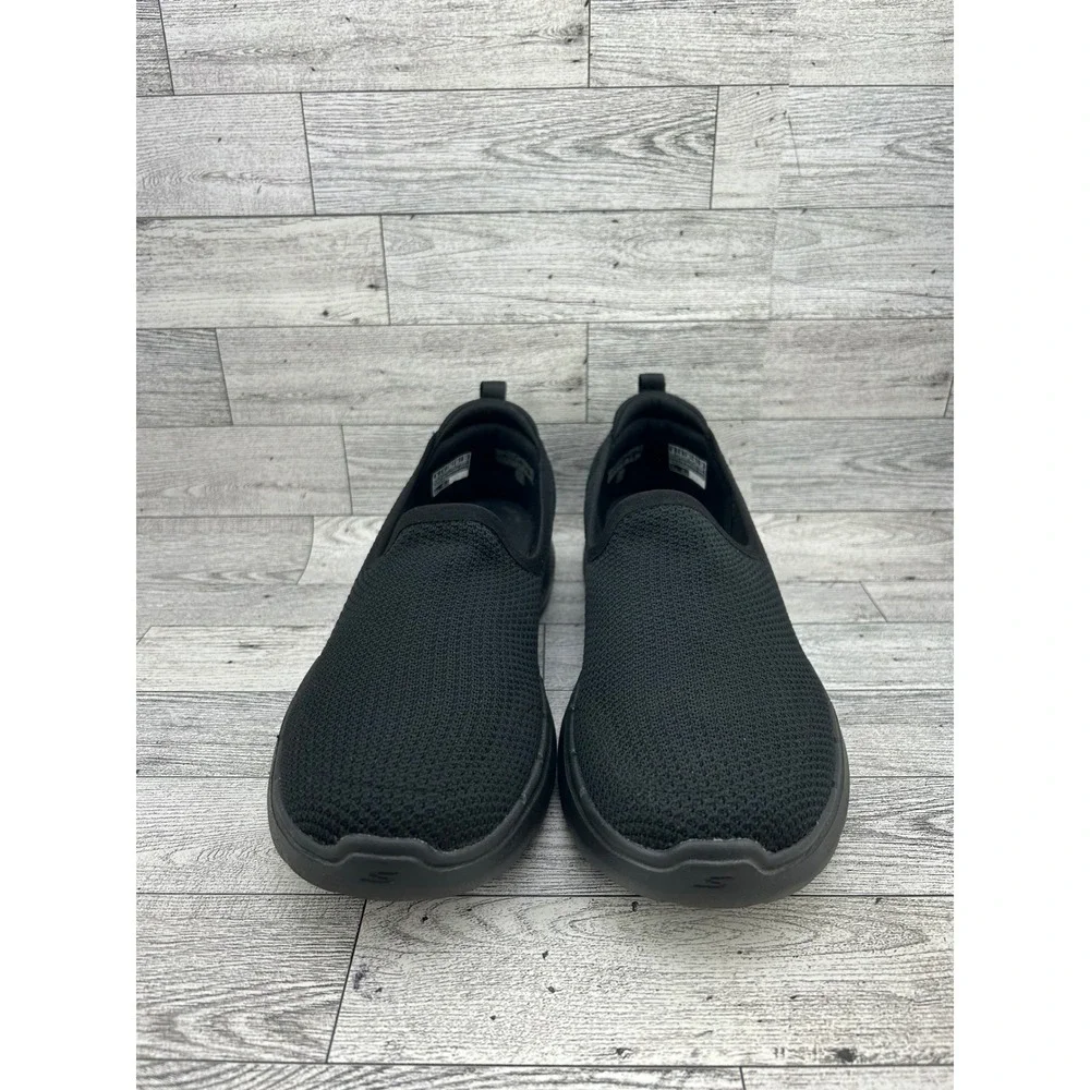 Skechers Go Walk Joy Black Mesh Slip On Walking Shoes 124505 Women 9